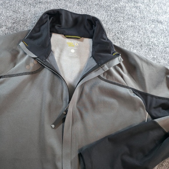 Mountain Hardwear Windstopper Lite Gray‎ Full Zip Jacket Mens Medium